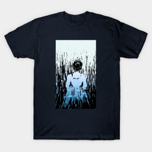 woman and her sea, INNER BEACH, T-Shirt